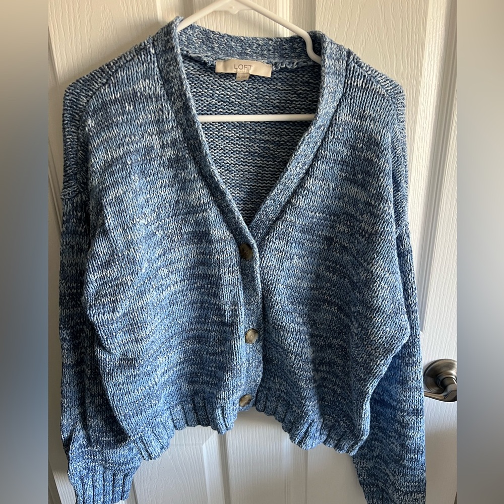 Loft XL women’s crop cardigan